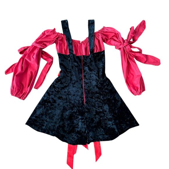 Leg Avenue Women's Vixen Pirate Wench Costume black and red size medium - Picture 7 of 12